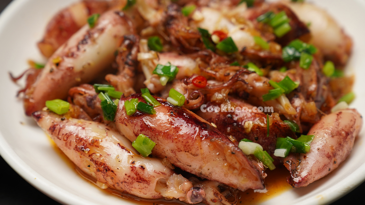 cách làm mực nhồi thịt